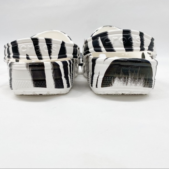 Crocs Zebra Classic Animal Print Clogs - Picture 7 of 14